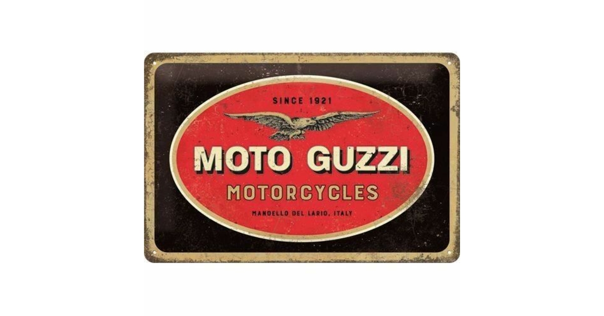 Plaque de Cadre Moto Guzzi - Reproduction de plaques pour Motos Anciennes
